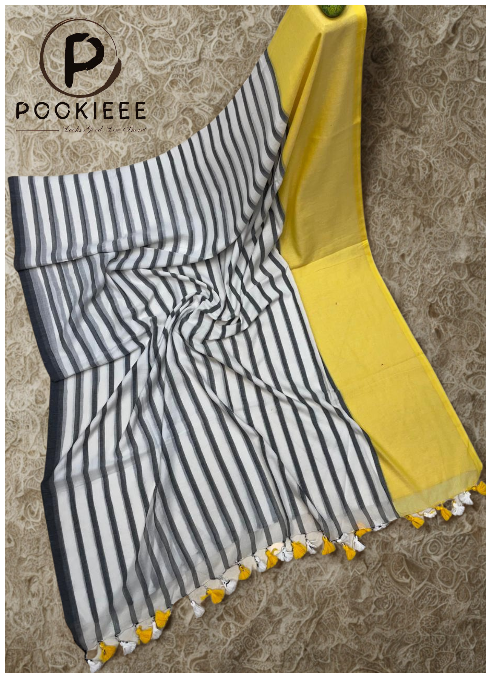 Elegant, breathable, and feather-light — this Soft Mull Cotton Saree